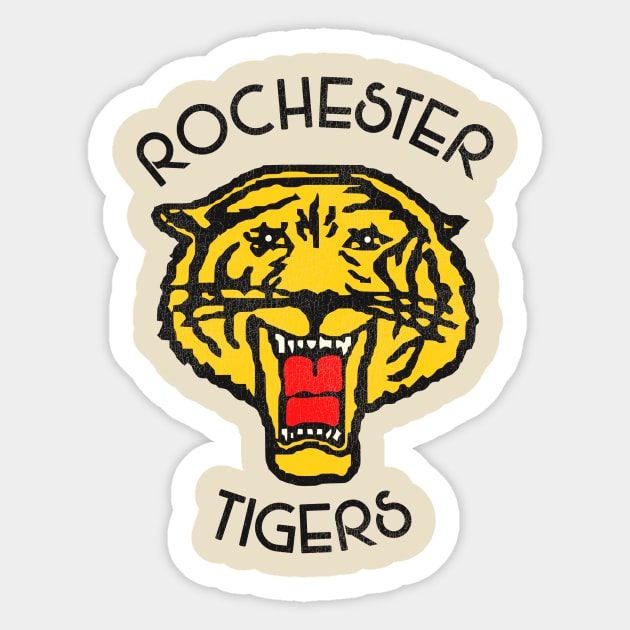Defunct Rochester Tigers Football Team Sticker by Defunctland